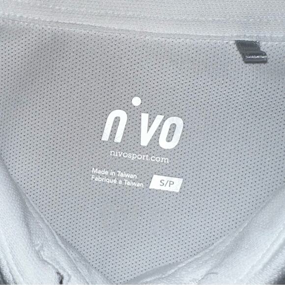 Nivo Sport Breeze Collection Bryce Diamond Print White Pink Polo Size Small - Picture 4 of 14